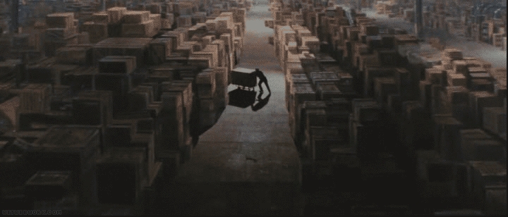 Raiders of the Lost Ark warehouse